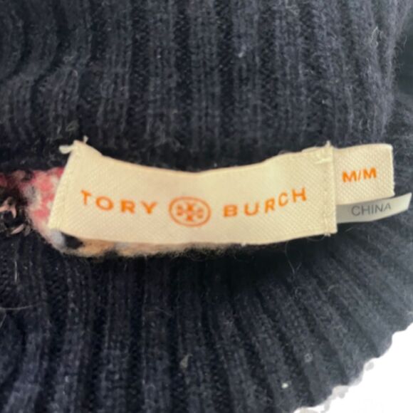 Tory Burch wool/alpaca turtleneck fair isle sweater - Picture 9 of 10